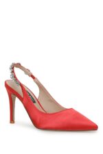 Sejja2 2Pr Kirmizi Kadin Topuklu Ayakkabi - Resim 2