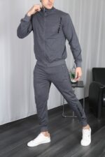 Erkek Fume Fermuarli Esofman Takim - Resim 3