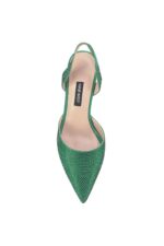 Kena 2Pr Yesil Kadin Topuklu Ayakkabi - Resim 3