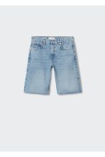 Pacalari Dikissiz Denim Bermuda Sort - Resim 3