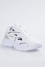 Unisex Beyaz Faylon Taban Spor Ayakkabi Tbb013 - Resim 2