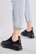 Unisex Siyah Spor Ayakkabi Tbqnt - Resim 4