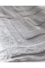 Clementine Vizon Emboss Cift Kisilik Battaniye Gri - Resim 4