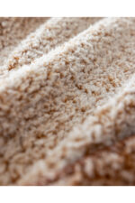 Nord Cift Kisilik Pamuklu Jakar Battaniye Kiremit - Resim 4