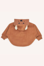 Kiz Bebek Nakis Detayli Kiremit Sweatshirt - Resim 2