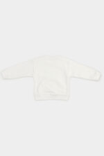 Kiz Bebek Baski Detayli Ekru Sweatshirt - Resim 2