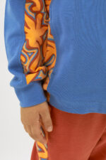 Erkek Cocuk Fermuarli Mavi Sweatshirt - Resim 3