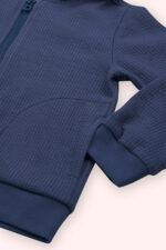 Erkek Bebek Kapusonlu Lacivert Sweatshirt - Resim 2