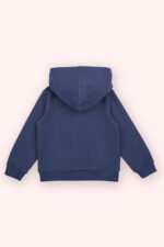 Erkek Bebek Kapusonlu Lacivert Sweatshirt - Resim 3