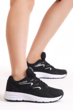 Unisex Siyah Beyaz Spor Ayakkabi 772 0 - Resim 3