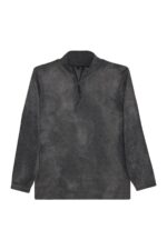 Unisex 3 Lu Paket Siyah Gri Haki Standart Fit Tuylenme Yapmayan Soguk Gecirmez Polar Sweatshirt - Resim 4