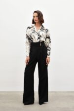 Bel Detayli Pantolon - Resim 1