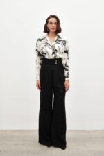 Bel Detayli Pantolon - Resim 2