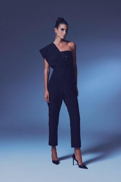 Tasarim Payetli Tulum Siyah - Resim 1