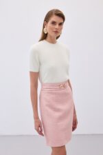 Sakalli Kisa Kol Triko Ekru - Resim 3