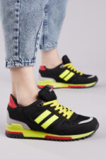 Unisex Siyah Spor Ayakkabi Tb282 - Resim 4