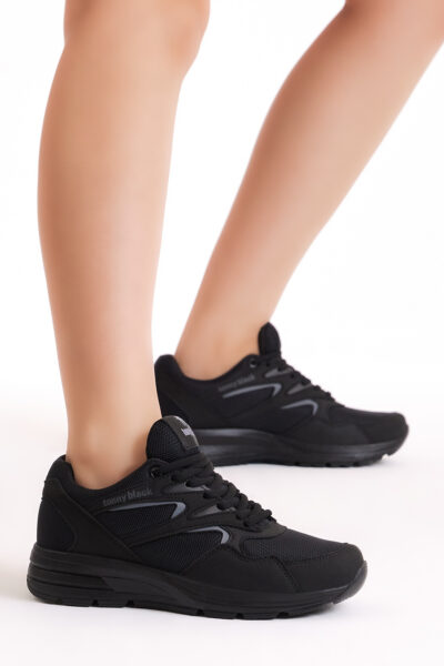Unisex Siyah Fume Spor Ayakkabi 772 0 - Resim 1