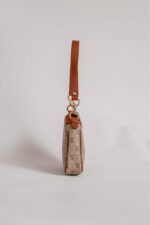 Kadin Desenli Omuz Cantasi Vizon - Resim 3