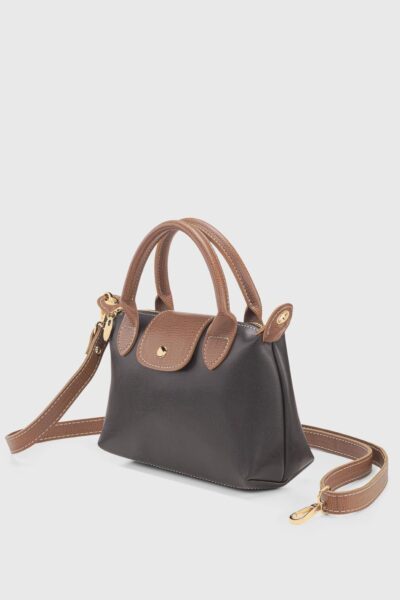 Siyah Cok Yonlu Pu Deri Capraz Askli Canta 255 - Resim 2