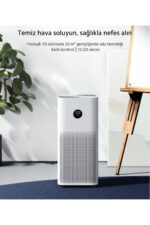 Akilli Hava Temizleyici 3 U 1 Arada Filtreleme Teknolojisi Hepa Alerjik Filtreli - Resim 2