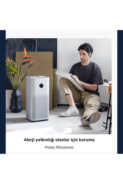 Akilli Hava Temizleyici Hepa Filtreli Premium Hava Temizleyici 3 Lu Filtreleme - Resim 1