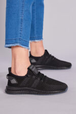 Unisex Siyah Spor Ayakkabi Tbidl - Resim 1