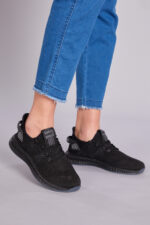 Unisex Siyah Spor Ayakkabi Tbidl - Resim 2