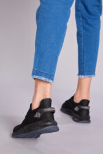 Unisex Siyah Spor Ayakkabi Tbidl - Resim 3